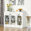 Farmhouse style sideboard cabinet. 