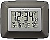 Atomic clock with indoor temperature, weather station