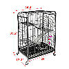 Ferret cage with dimensions.