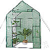 Outdoor greenhouse for seedlings, protecting young plants, or extending the growing season.