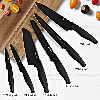 Knives: Chef, Japanese, Santoku, Bread, Utility for the kitchen.