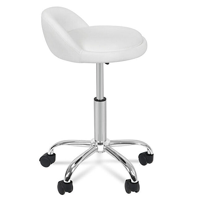 Work stools with adjustable height. 