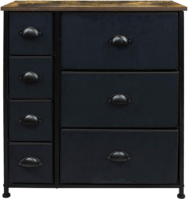 Chest of drawers for storing clothing, bedding, etc.