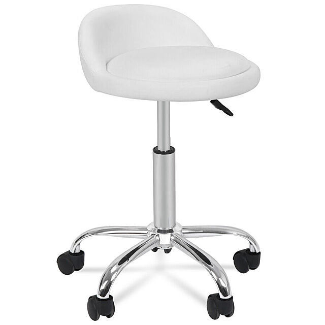 Swivel spa stool for comfortable sitting. 